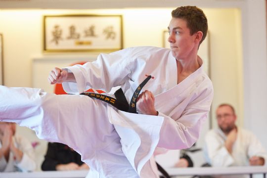 Blandt landets bedste karatek�mpere