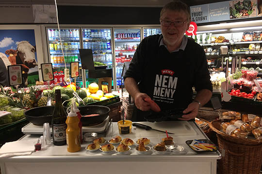 Meny s�tter fokus p� smagen