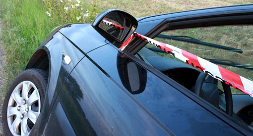 To biler st�dte sammen n�r Dueodde