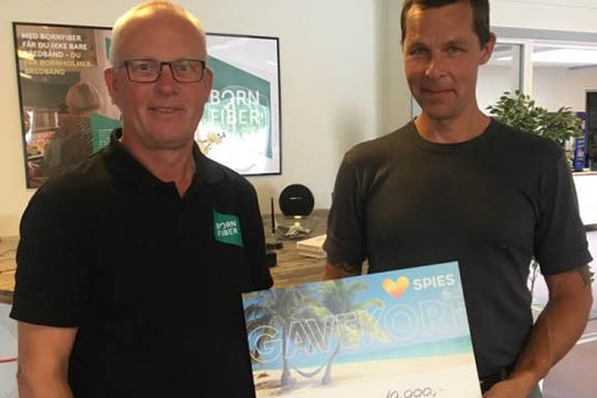 Vandt 10.000 kr. til rejse