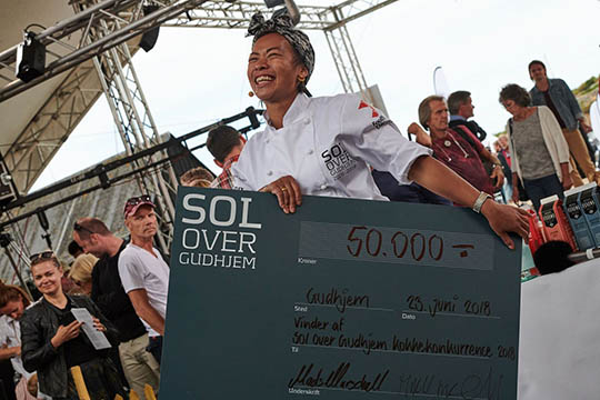 Kvindelig kok vandt Sol Over Gudhjem
