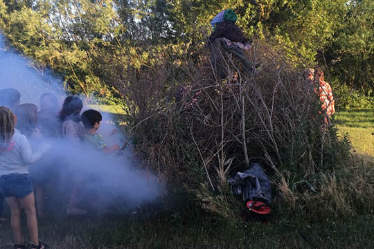 �sterlars fejrede Sankt Hans med r�g