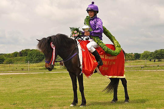 Landets bedste travpony jagter DM-guld