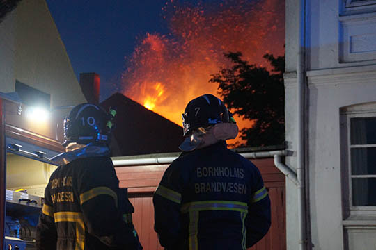 �Lille Christiania� delvis �delagt af brand