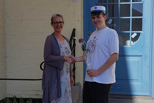 �rets f�rste HF-student