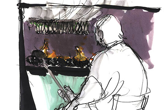 Kendt tegner har tegnet Svaneke