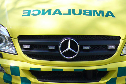 Cyklist k�rt ned i Pedersker