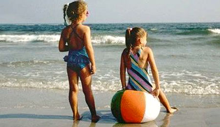 Badning frar�des ved Dueodde