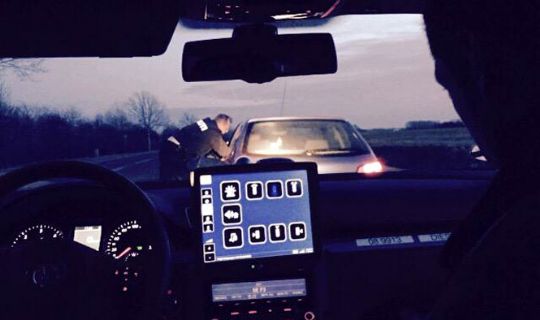 Narkop�virket bilist anholdt