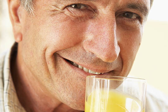 Juice kan ikke erstatte frugt