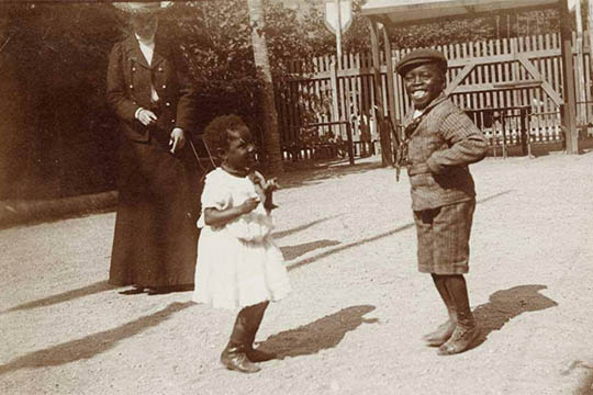 Fremmede folkeslag blev udstillet