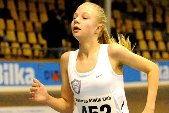 Klara skal l�be 1500 meter ved DM