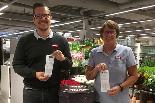 Helt s�rlig konkurrence i Meny R�nne