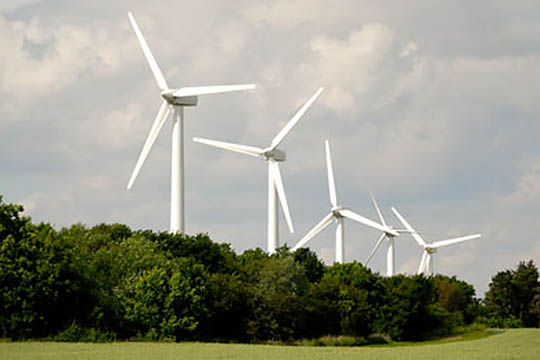 Elproduktion p� land og til vands