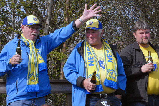 D�rligt vejr uds�tter fodboldkampe