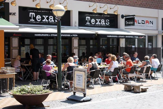 Nyt selskab bag restaurant Texas