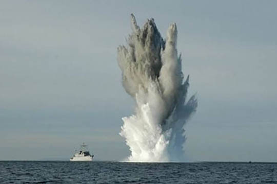 NATO fjerner gamle miner i �sters�en