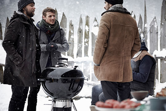 Hyggelig iskold grillaften