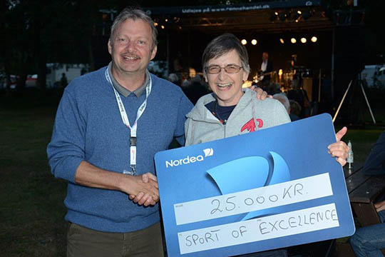 Sportspris uddeles ved stort event