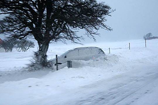 DMI: Weekend med kraftigt snefald