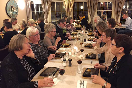 Frivillige inviteret til middag