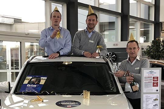 Nyt�rskur i Bilhuset Elmer