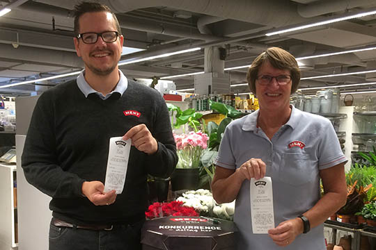 Stor konkurrence i Meny R�nne