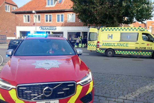 Fodg�nger k�rt ned i Snellemark