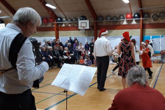 Omtrent 650 bes�gte DGIs julemarked