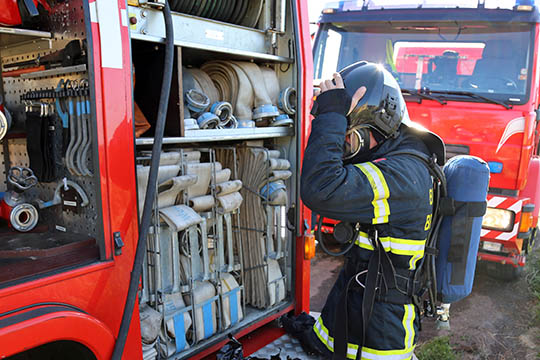 Brandalarm i Svaneke