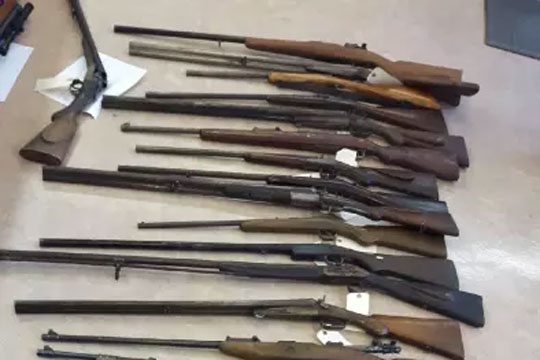 Mand havde skudklar salonriffel