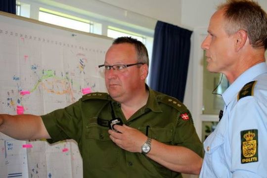 Soldater med i efters�gning af dement mand