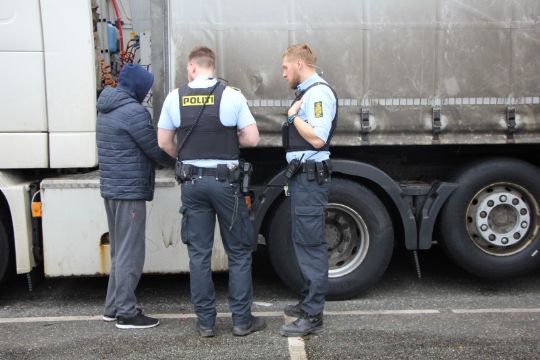 Lastbil fik k�reforbud