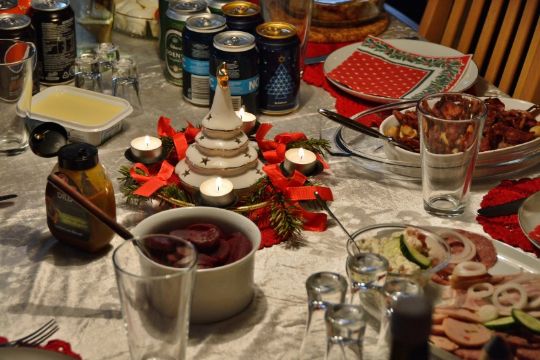 S�t vand p� julebordet