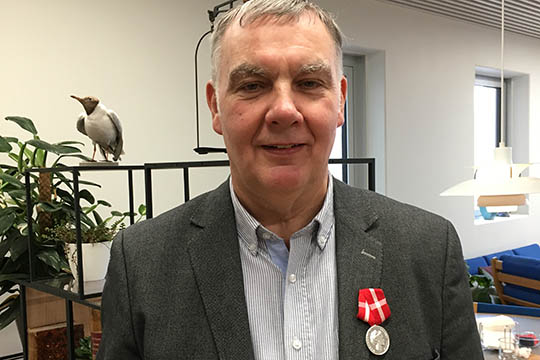 Thorkild Holm fik Dronningens Fortjenstmedalje