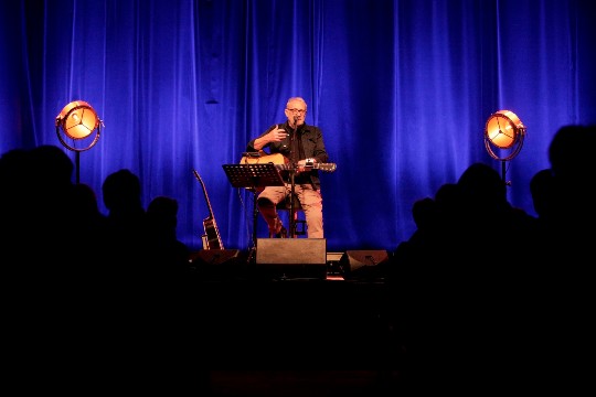 Hausgaard provokerede i Musikhuzet