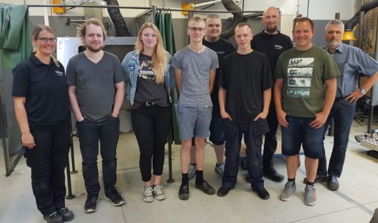 Nye smede bestod svendepr�ve