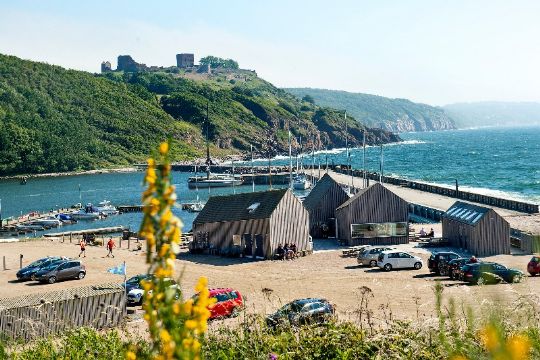 Stort slid p� vej i Hammerhavn