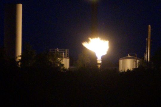 Det lignede en rigtig voldsom brand