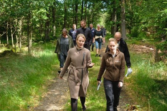 Minister indviede Bisonstien i Almindingen