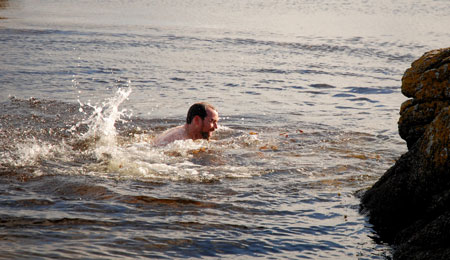 Junisolen skinnede mest på Bornholm