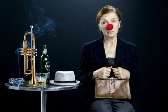 Cabaret med Bodil J�rgensen i R�nne