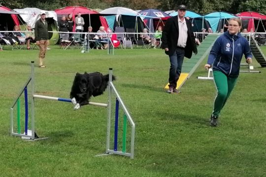 Vandt s�lv ved DM i agility