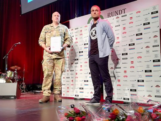 Flagdagens id�mand hyldet