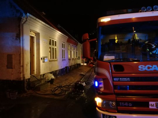 Mindre brand i hus i R�nne