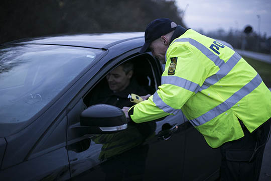 To berusede bilister blev anholdt
