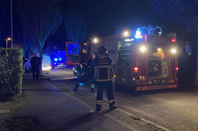 Brand i affald i R�nne