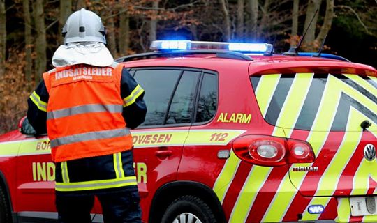 Farligt omr�de i R�nne Syd afsp�rret