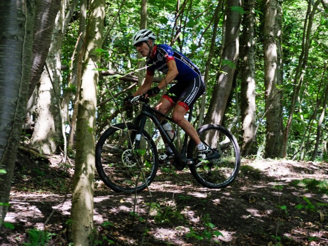 Mountainbike i Sorthat