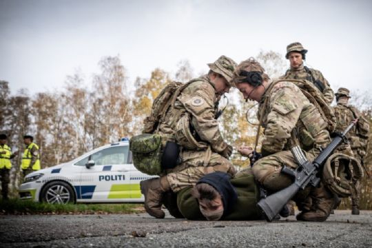 Soldater fra Almeg�rd f�r politiopgaver